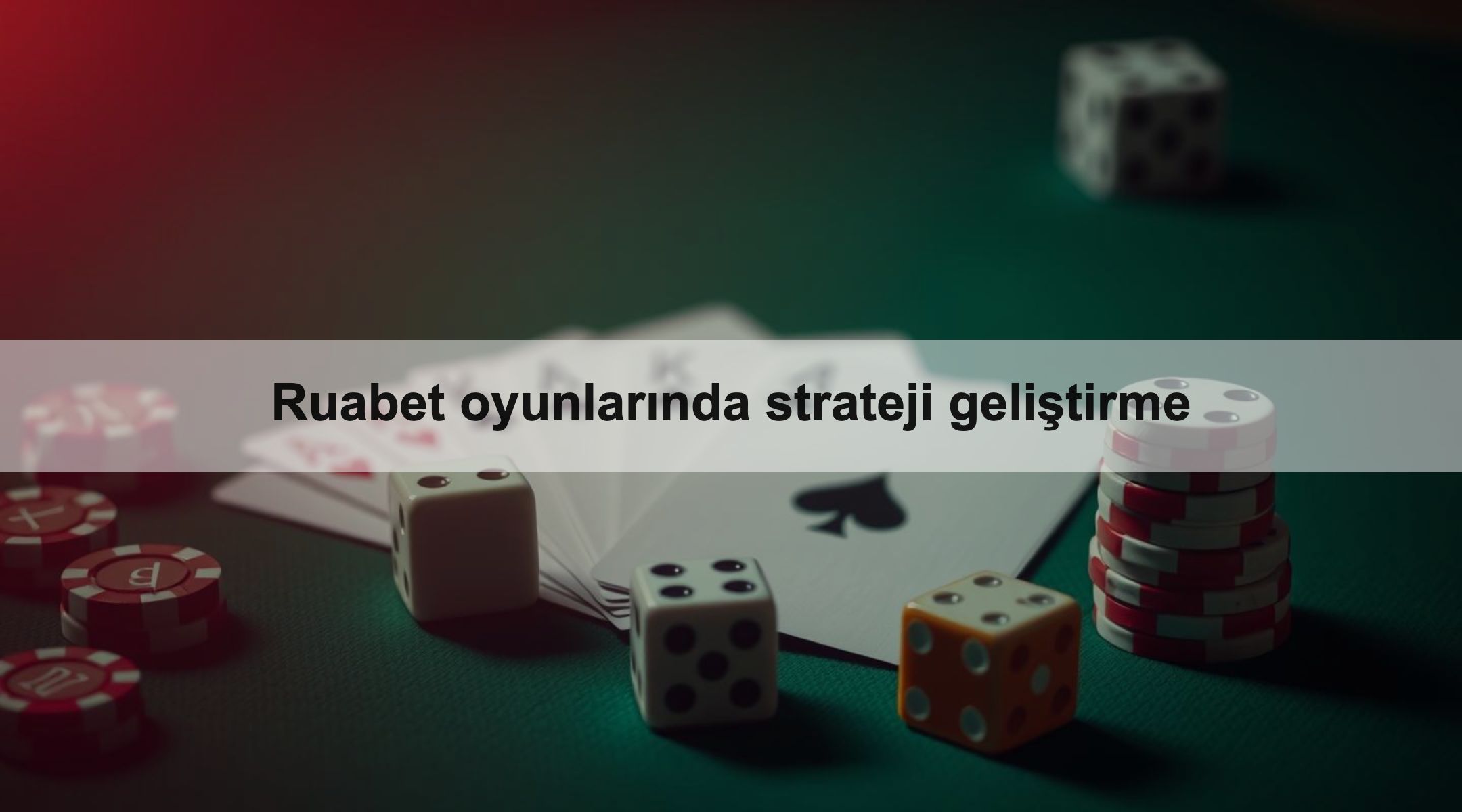 Ruabet oyunlarında strateji geliştirme